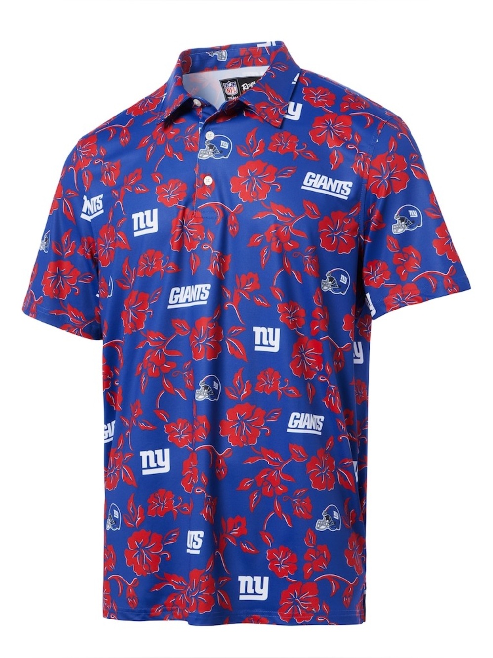 New York Giants Reyn Spooner Royal Pua Performance Polo 3XL